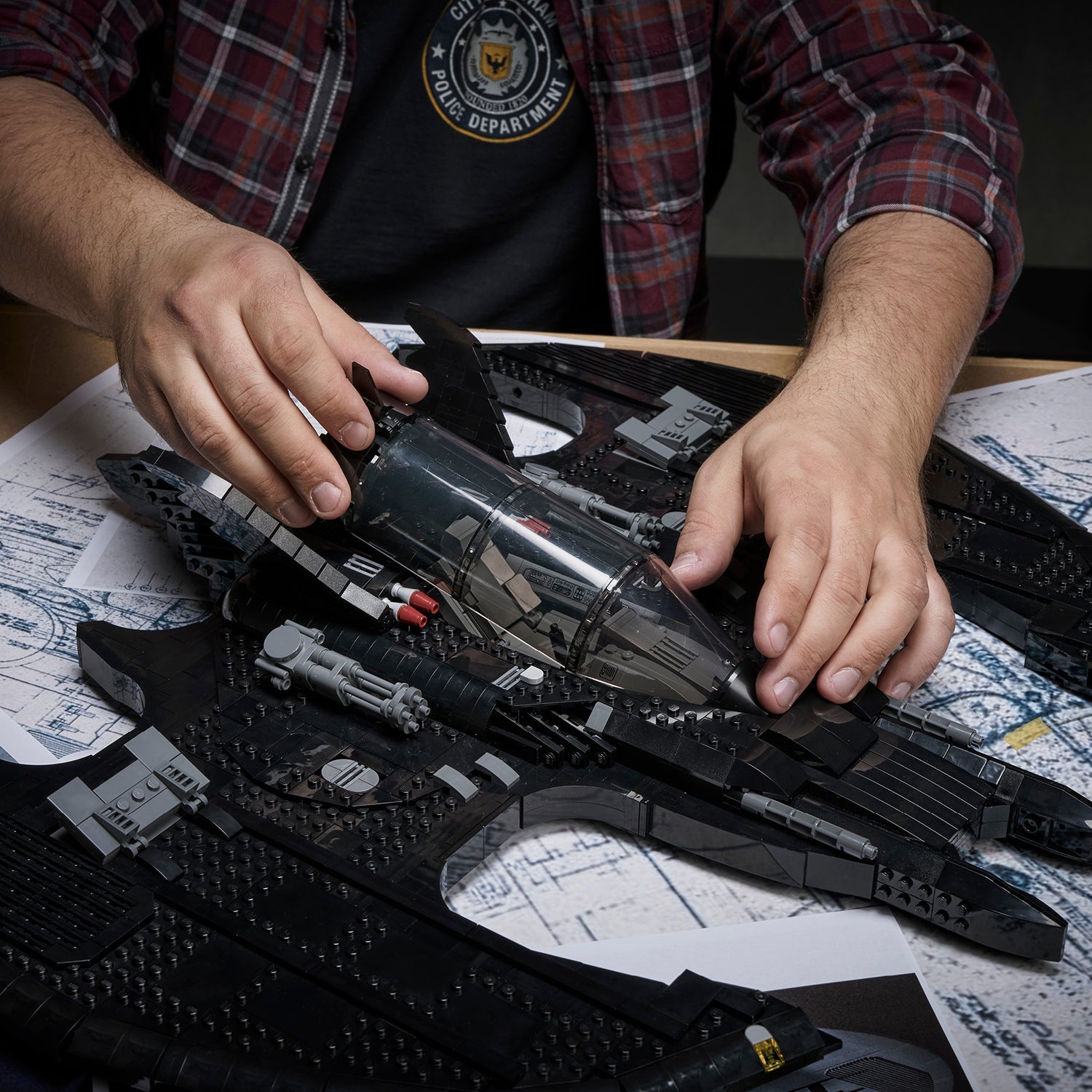LEGO® DC Batman 1989 Batwing - Mô hình lắp ráp phi cơ Batwing cho người lớn - LEGO 76161 - Hình ảnh bổ sung 6
