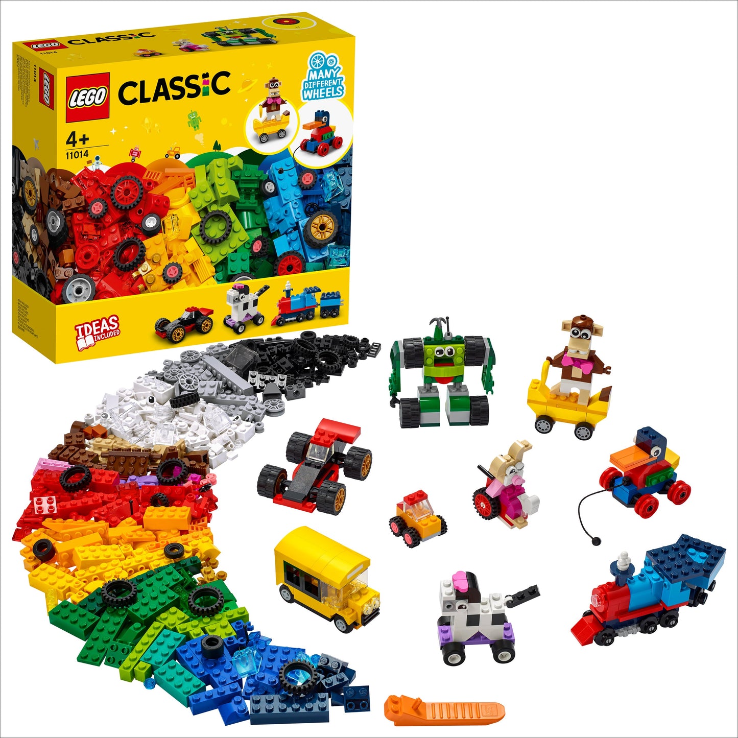 LEGO® Classic Bricks and Wheels - Bộ Đồ Chơi Lắp Ráp Gạch và Bánh Xe Sáng Tạo (11014) - LEGO LEGO - ảnh 4 - Lego Classic