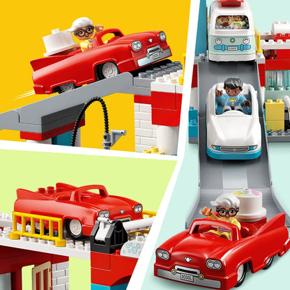 LEGO® DUPLO™ Parking Garage and Car Wash - Bộ Đồ Chơi Gara Đỗ Xe và Trạm Rửa Xe - LEGO 10948 - Hình ảnh bổ sung 7