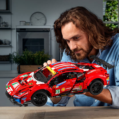 LEGO® Technic™ Ferrari 488 GTE “AF Corse #51” - Mô Hình Xe Đua Siêu Cấp - LEGO 42125 - Hình ảnh bổ sung 5
