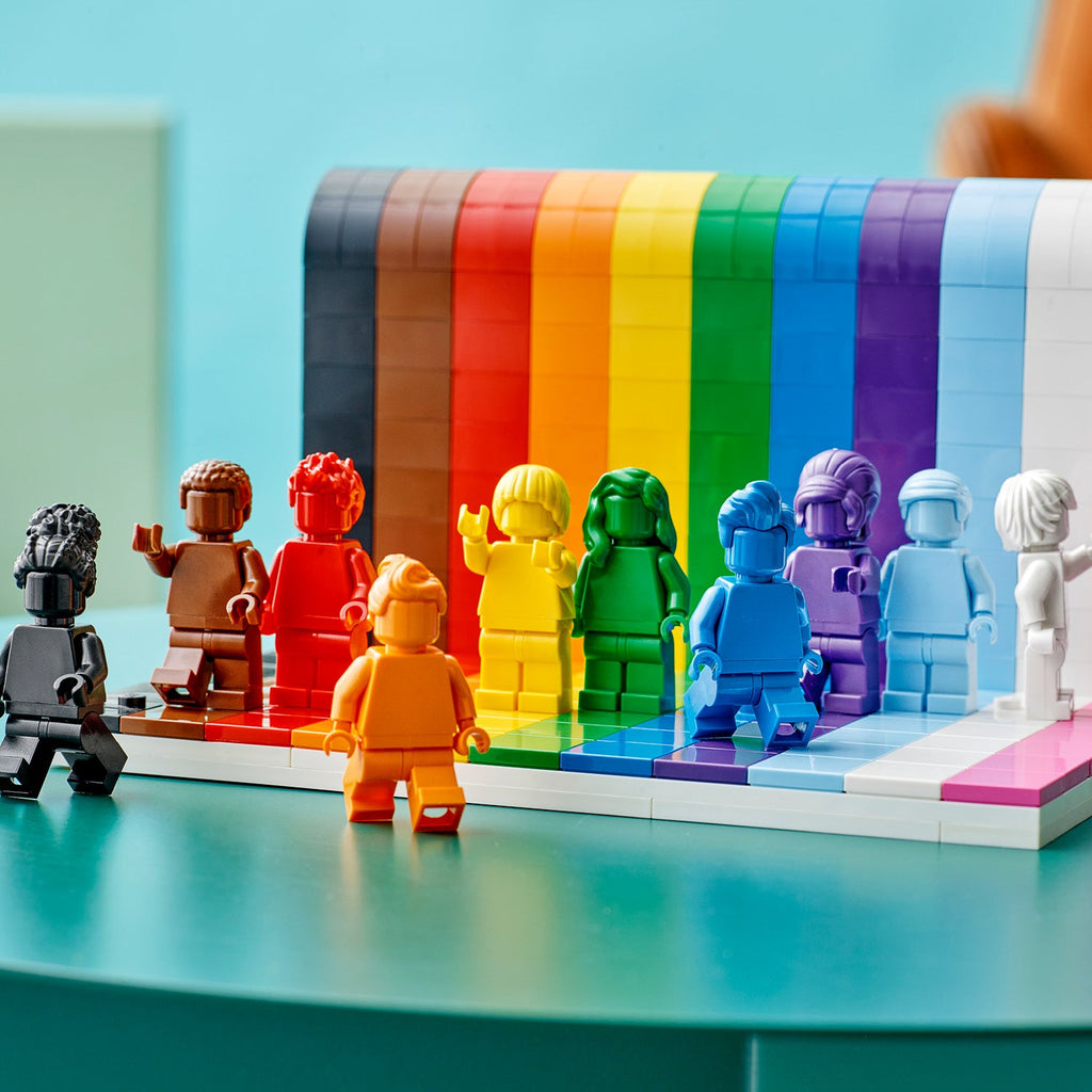 LEGO® Everyone is Awesome - Bộ Lắp Ráp Mô Hình Cầu Vồng Tôn Vinh Sự Đa Dạng - LEGO Icons 40516 LEGO - ảnh 4 - LEGO Sets