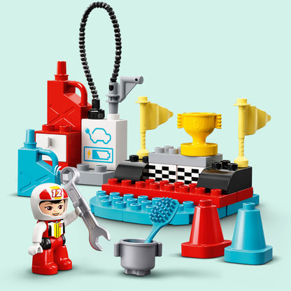 LEGO® DUPLO™ Town Race Cars - Bộ Đồ Chơi Xe Đua Sáng Tạo - LEGO 10947 - Hình ảnh bổ sung 4