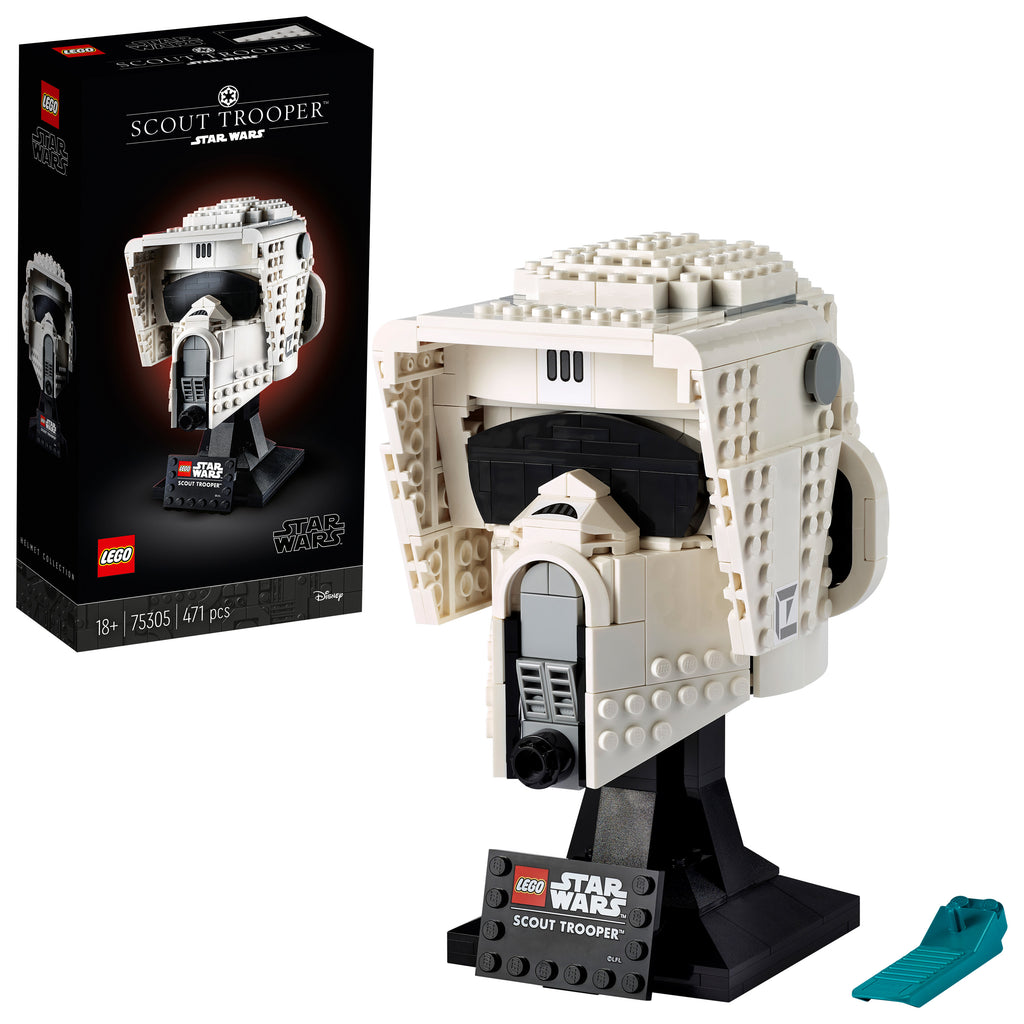 LEGO® Star Wars Scout Trooper™ Helmet - Mô Hình Lắp Ráp Mũ Bảo Hiểm Lính Trinh Sát - LEGO 75305 LEGO - ảnh 6 - LEGO