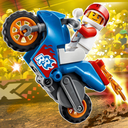 LEGO® City Rocket Stunt Bike - Đồ chơi lắp ráp Mô tô Nhào lộn Stuntz 60298