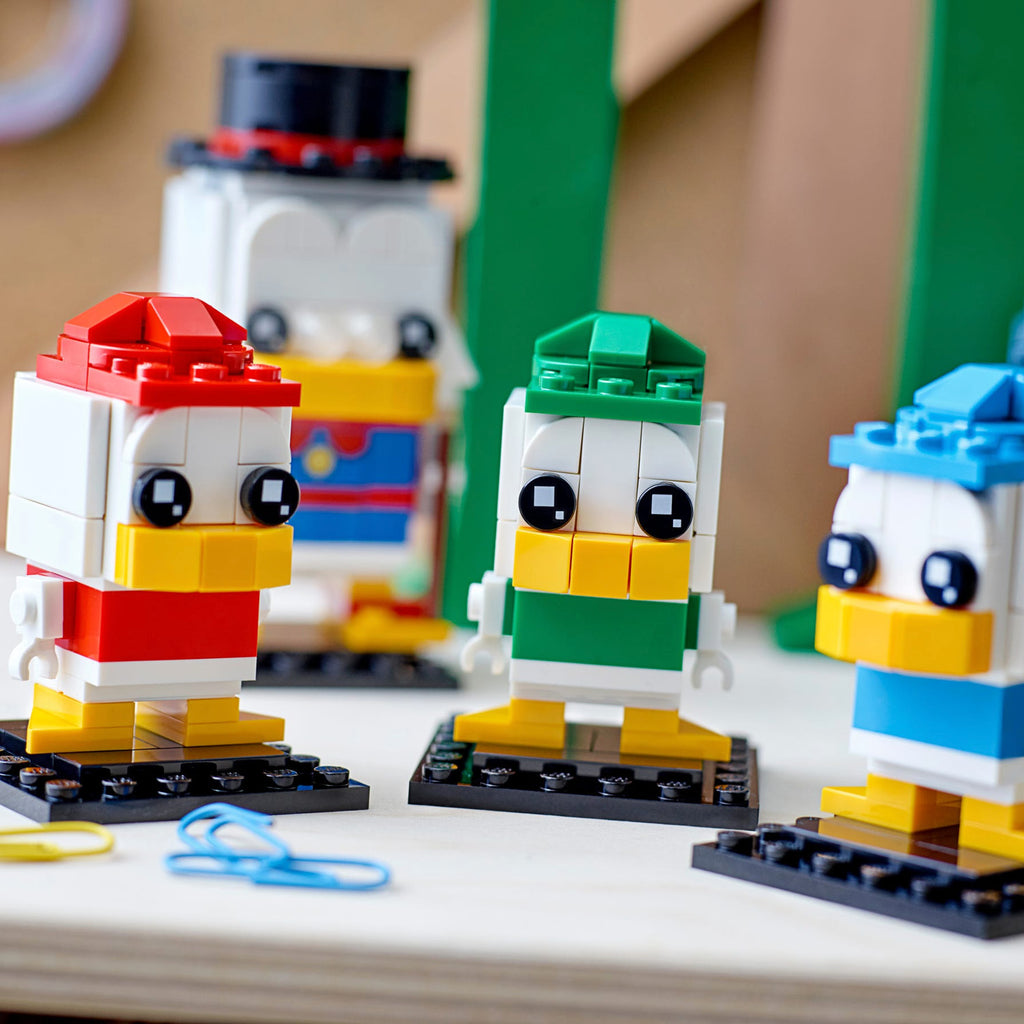LEGO® BrickHeadz™ Disney Scrooge McDuck, Huey, Dewey & Louie - Bộ Lắp Ráp Mô Hình Trưng Bày LEGO 40477 - Hình ảnh bổ sung 5