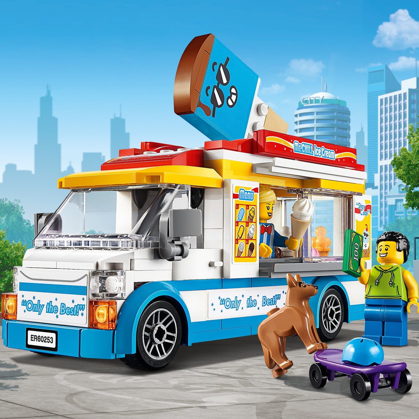 LEGO® City Ice-Cream Truck - Đồ Chơi Xe Kem LEGO 60253 LEGO - ảnh 4 - LEGO