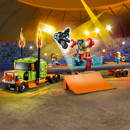 LEGO® City Stunt Show Truck Xe Tải Biểu Diễn Mô Tô Mạo Hiểm 60294 LEGO - ảnh 4 - LEGO City