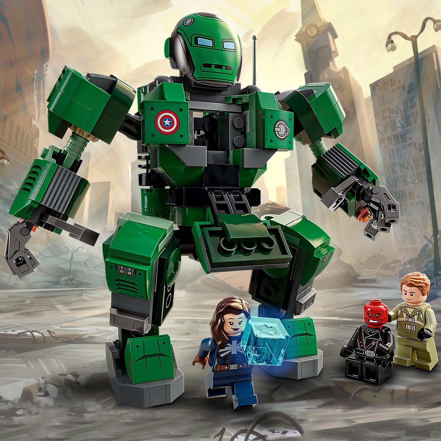 LEGO® Marvel Captain Carter & The Hydra Stomper Đồ Chơi Lắp Ráp Robot Mech 76201 LEGO - ảnh 2 - Lego