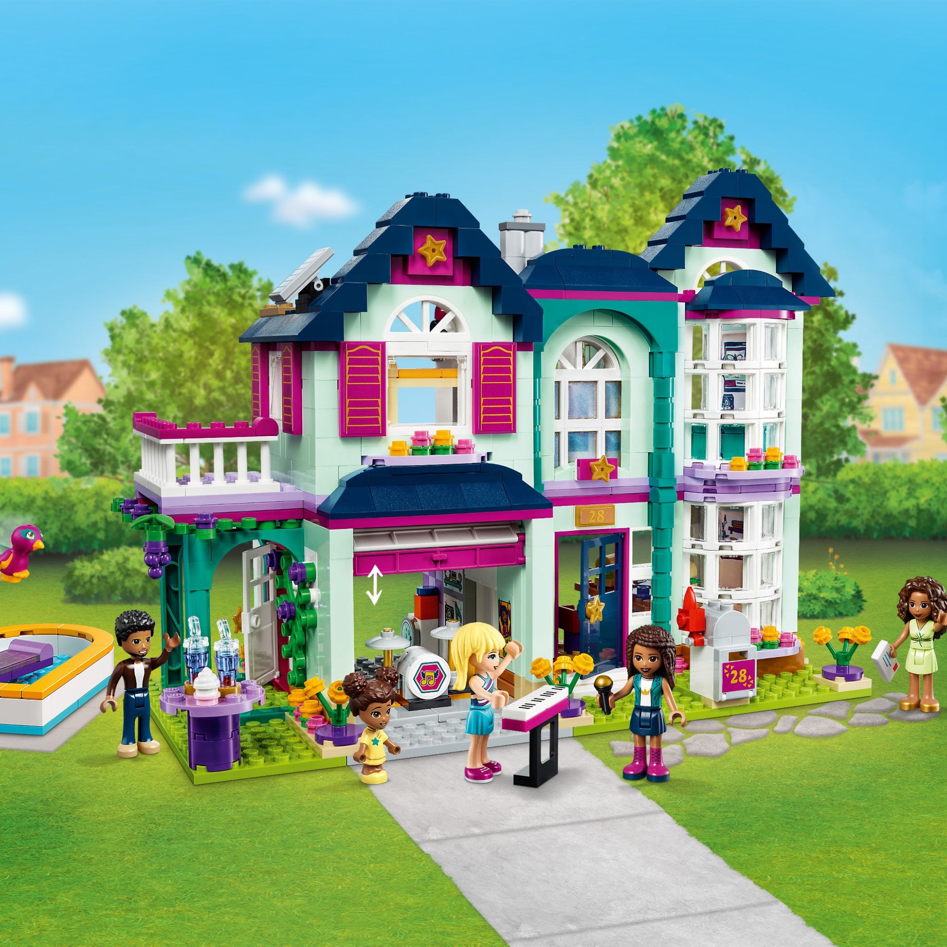 LEGO® Friends™ Andreas Family House - Đồ Chơi Lắp Ráp Nhà Của Gia Đình Andrea - LEGO 41449 - Hình ảnh bổ sung 8
