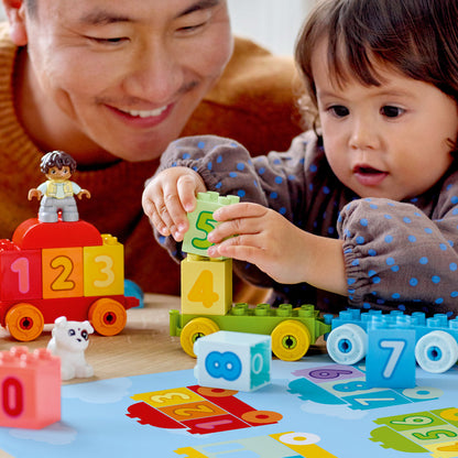 LEGO® DUPLO™ Number Train - Learn To Count - Đồ chơi đoàn tàu học số - LEGO 10954 - Góc nhìn khác 3
