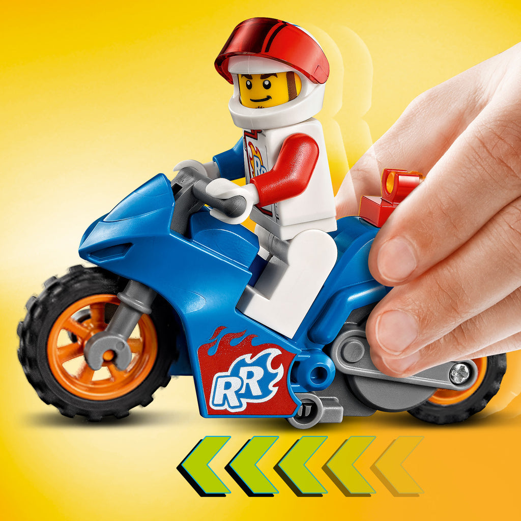 LEGO® City Rocket Stunt Bike - Đồ chơi lắp ráp Mô tô Nhào lộn Stuntz 60298 LEGO - ảnh 4 - LEGO® City