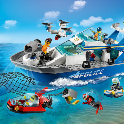 LEGO® City Police Patrol Boat - Tàu Tuần Tra Cảnh Sát Đồ Chơi Lắp Ráp - LEGO 60277 - Hình ảnh bổ sung 6