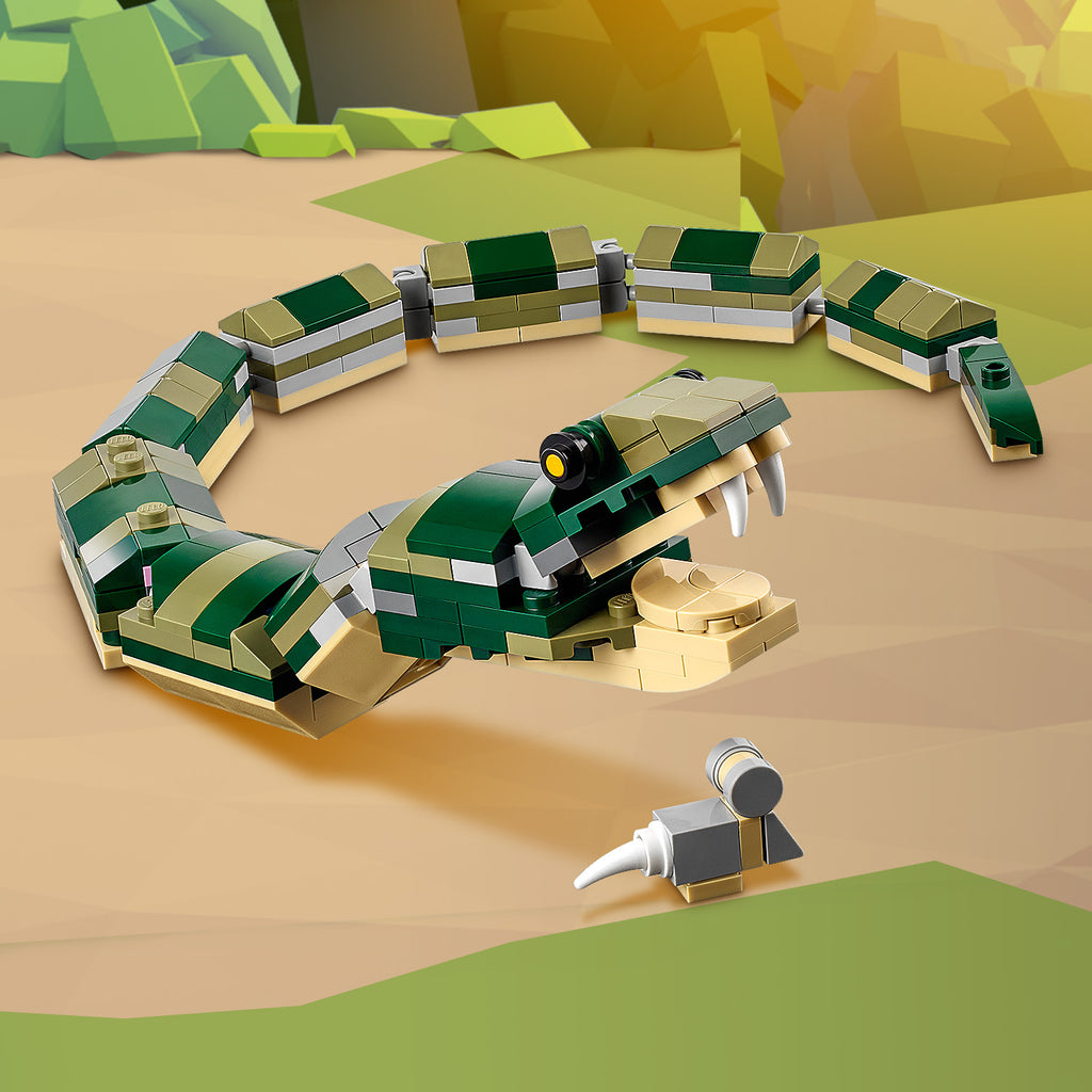 LEGO® Creator 3-in-1 Crocodile - Đồ Chơi Lắp Ráp Cá Sấu 3 Trong 1 - LEGO 31121 LEGO - ảnh 1 - Lego