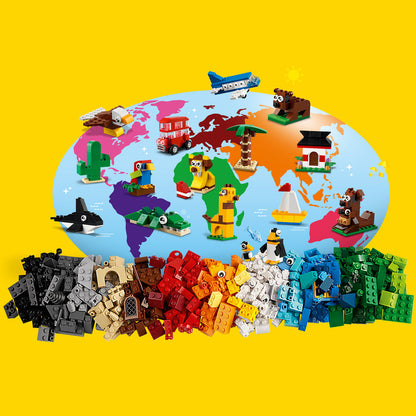 LEGO® Classic Around the World - Bộ đồ chơi lắp ráp sáng tạo - LEGO 11015