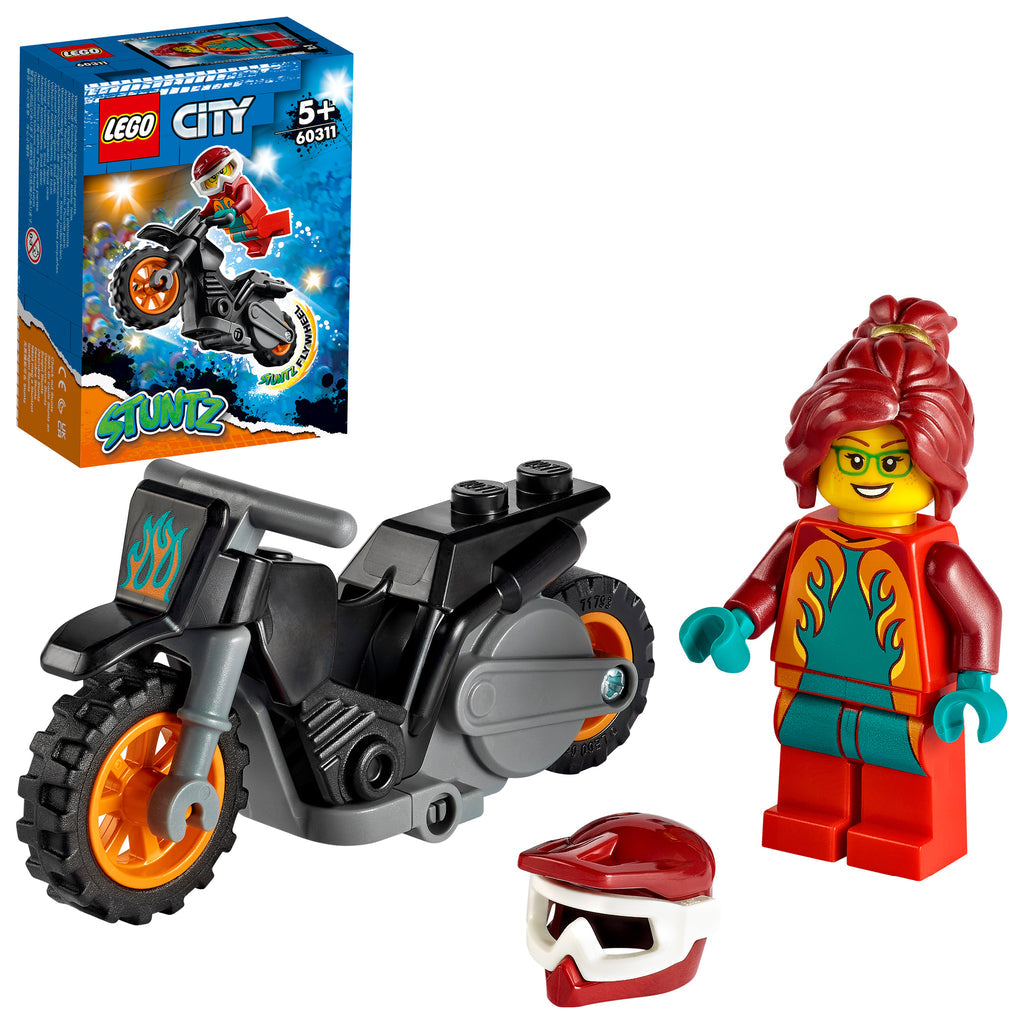LEGO® City Fire Stunt Bike Mô Tô Nhào Lộn Cứu Hỏa LEGO 60311 LEGO - ảnh 8 - LEGO City Stuntz