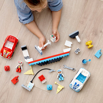 LEGO® DUPLO™ Town Race Cars - Bộ Đồ Chơi Xe Đua Sáng Tạo - LEGO 10947 - Hình ảnh bổ sung 5