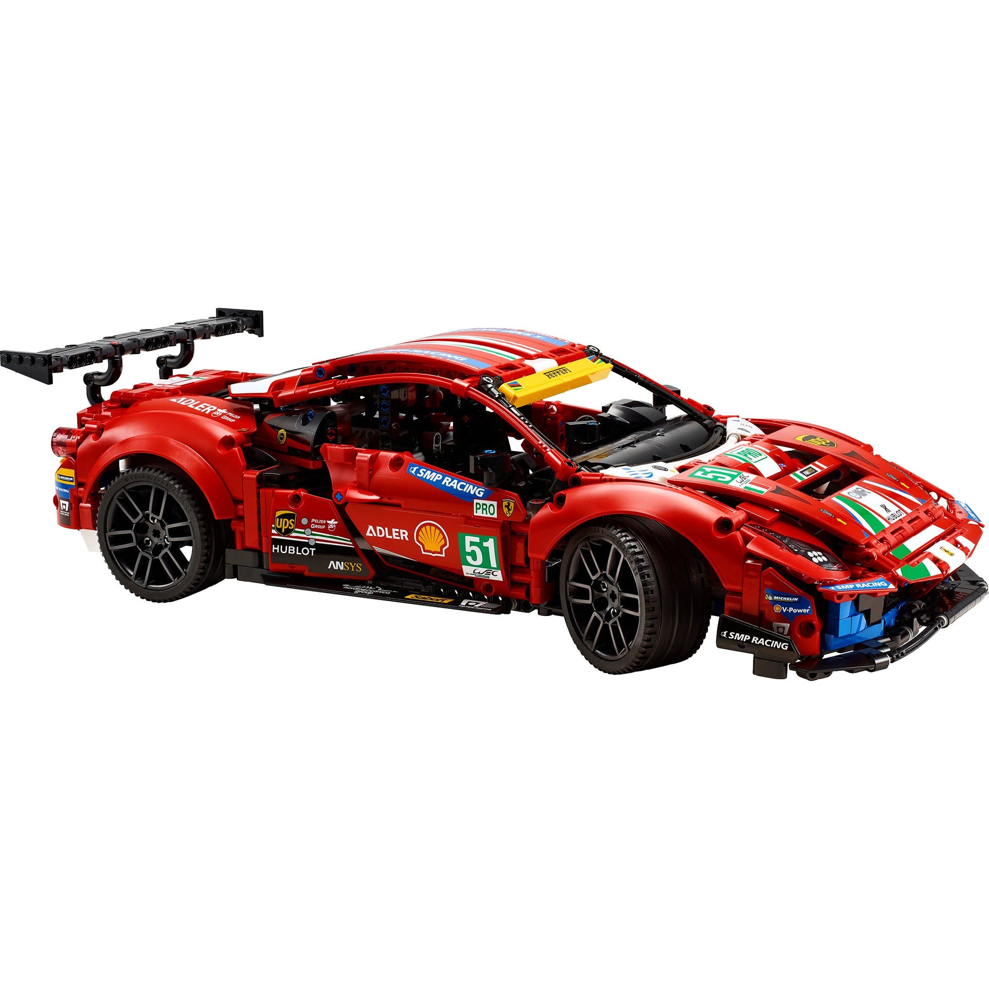 LEGO® Technic™ Ferrari 488 GTE “AF Corse #51” - Mô Hình Xe Đua Siêu Cấp - LEGO 42125 - Hình ảnh chi tiết 2