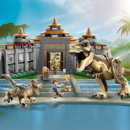 LEGO® Jurassic Park Visitor Center: T. rex & Raptor Attack - Bộ Lắp Ráp Trung Tâm Du Khách Công Viên Kỷ Jura - LEGO 76961 - Hình ảnh bổ sung 9