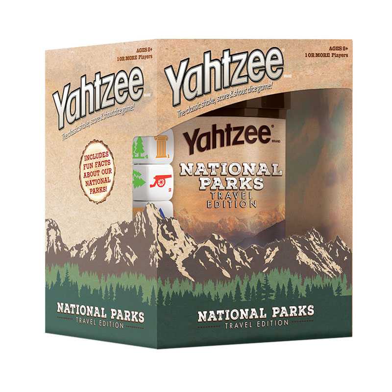 YAHTZEE®: National Parks Edition - Trò chơi xúc xắc chủ đề Công viên Quốc gia - The Op Games
