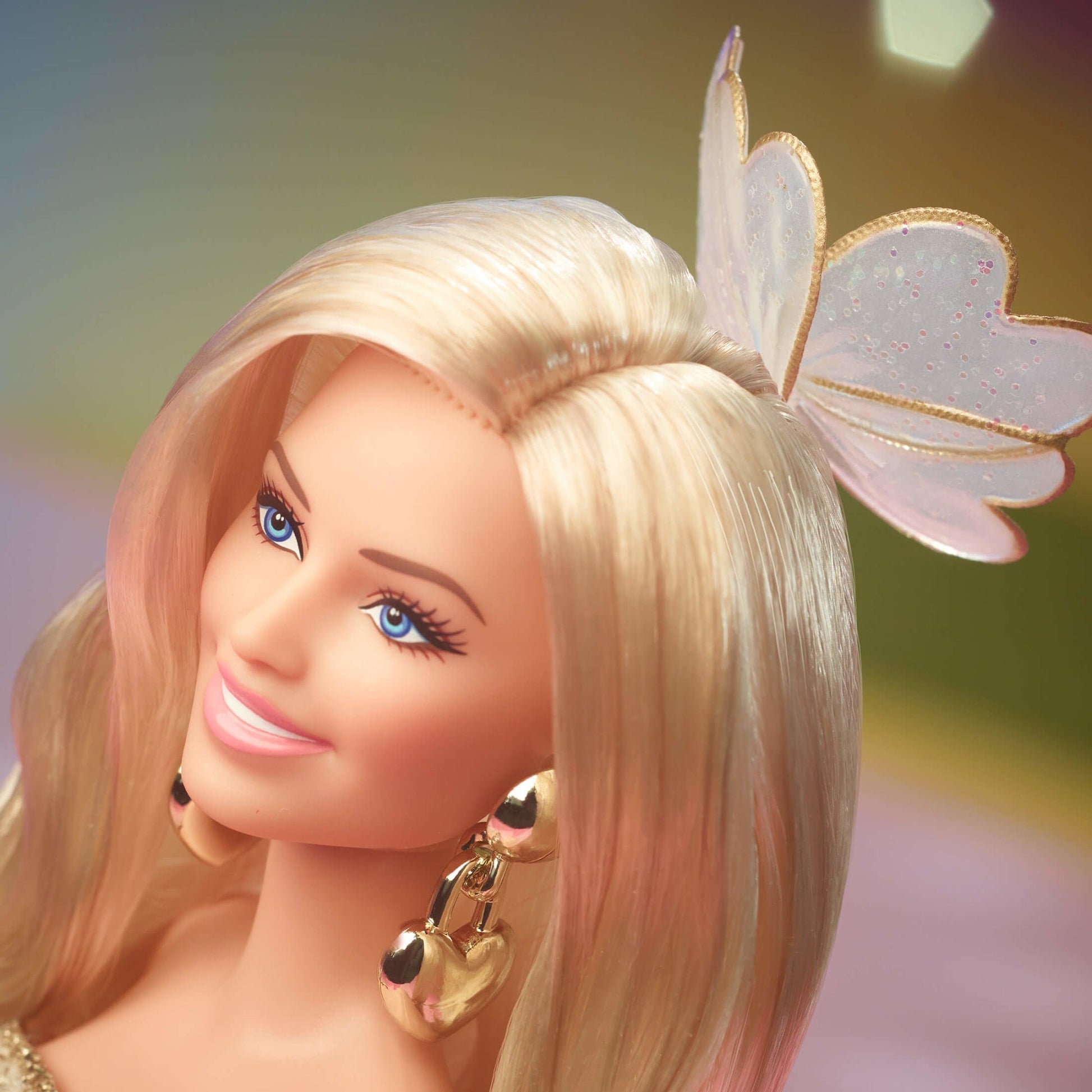 Barbie in Gold Disco Jumpsuit – Barbie The Movie - Búp bê sưu tầm cao cấp - Mattel - Hình ảnh bổ sung 4