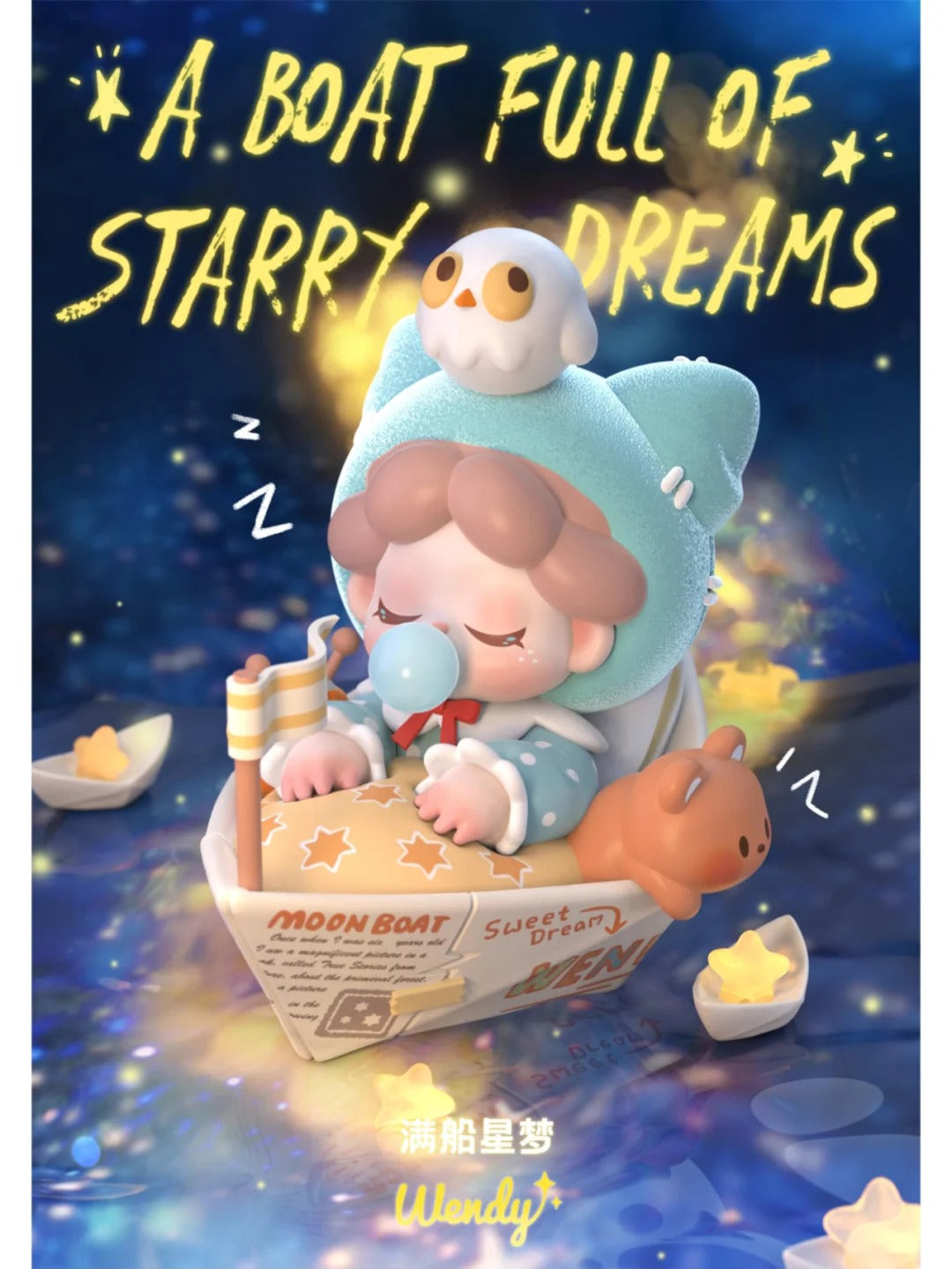 Wendy Follows The Moon Blind Box Series - Mô Hình Art Toys - DoDo Sugar