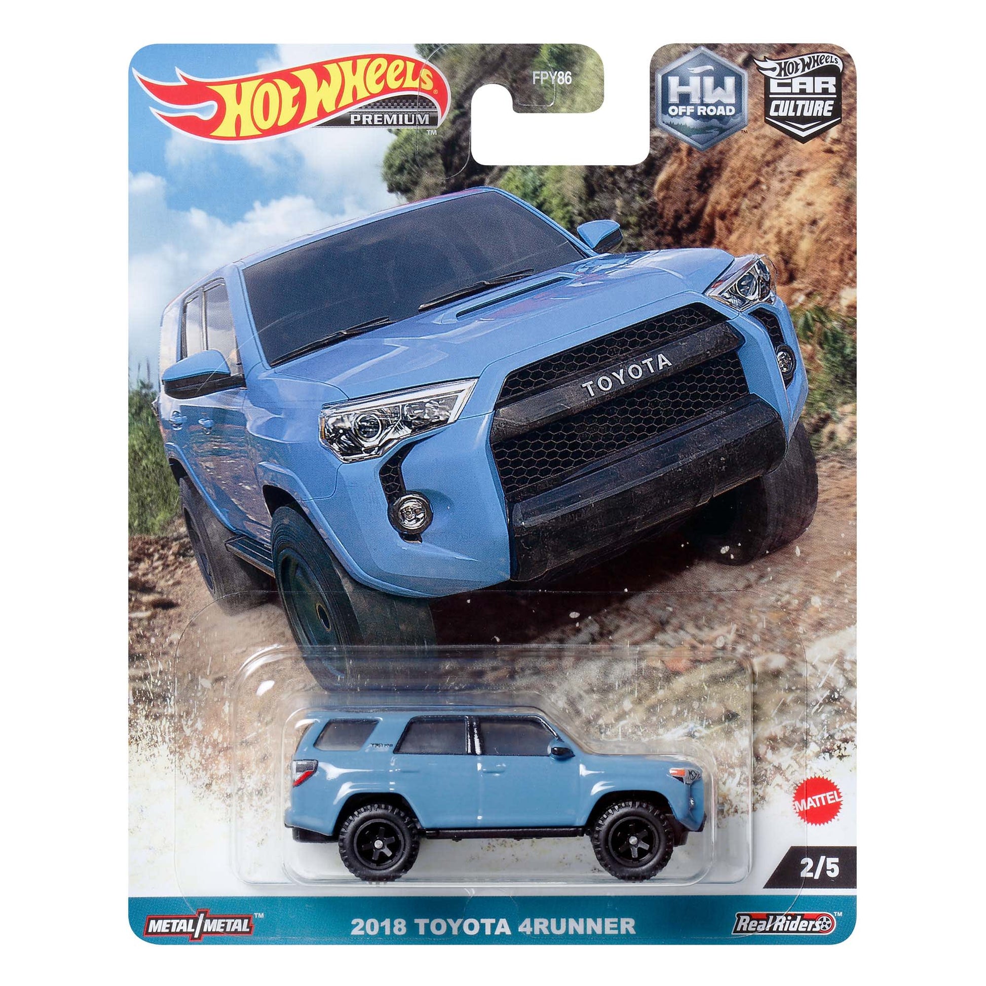 Hot Wheels Car Culture Off Road 2018 Toyota 4Runner - Mô Hình Xe Off-Road Tỉ Lệ 1:64 - Mattel - Hình ảnh sản phẩm