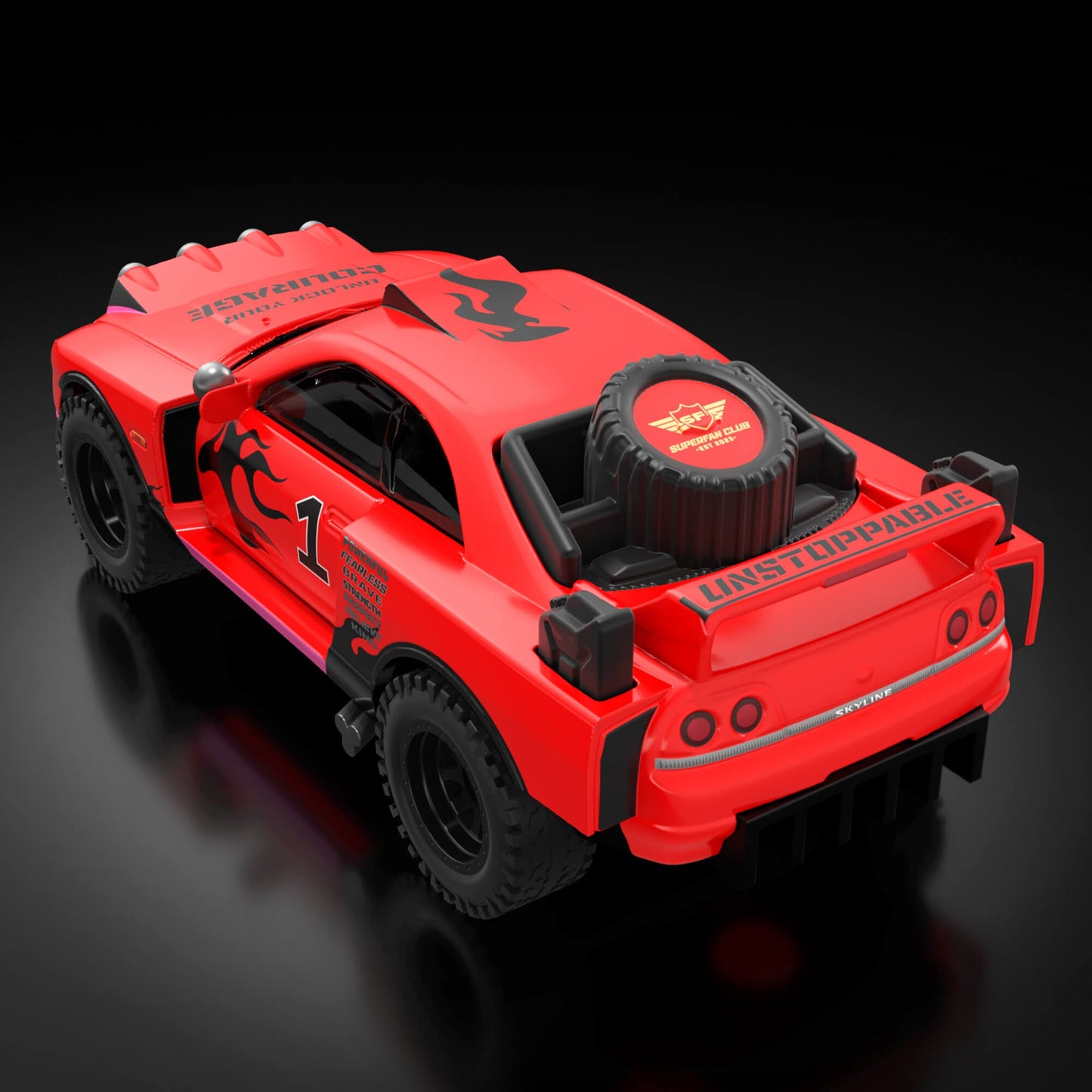 Hot Wheels: Ultimate Challenge Nissan Skyline GT-R (R33) Xe Mô Hình Tỉ Lệ 1:64 Hot Wheels - Hình ảnh bổ sung 5