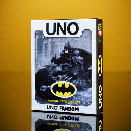 UNO Fandom Batman: Batmobiles & Gadgets Deck - Bộ Bài UNO Sưu Tầm Kỷ Niệm 85 Năm Batman - Mattel - Hình ảnh sản phẩm
