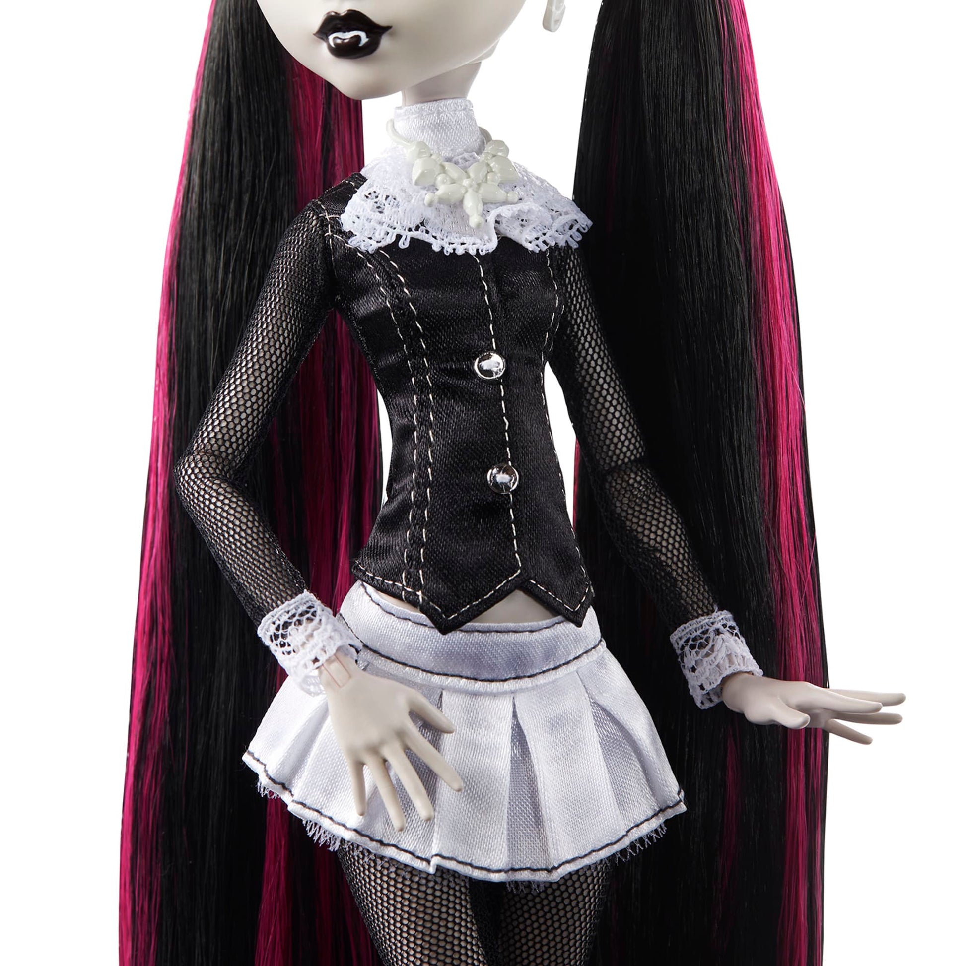Monster High Reel Drama Draculaura Doll - Búp Bê Sưu Tầm Phim Kinh Dị Đen Trắng Mattel - Góc nhìn khác 3