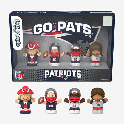 Little People Collector x NFL New England Patriots Set - Bộ Mô Hình Đồ Chơi Sưu Tầm NFL Mattel HND12 - Hình ảnh bổ sung 4