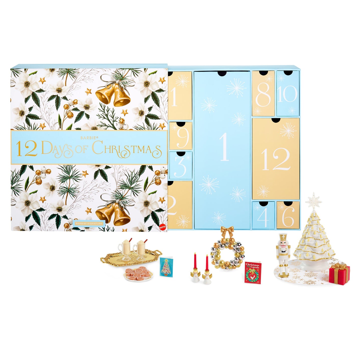 12 Days of Christmas Barbie Doll and Accessories - Búp bê Barbie Signature Gold Label 2024