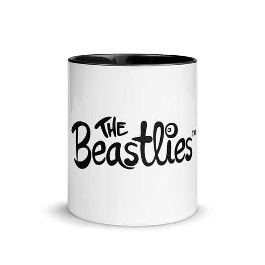 The Beastlies™ Core Logo Black Trim Mug - Ly Sứ Viền Đen Cao Cấp - Mattel Creations