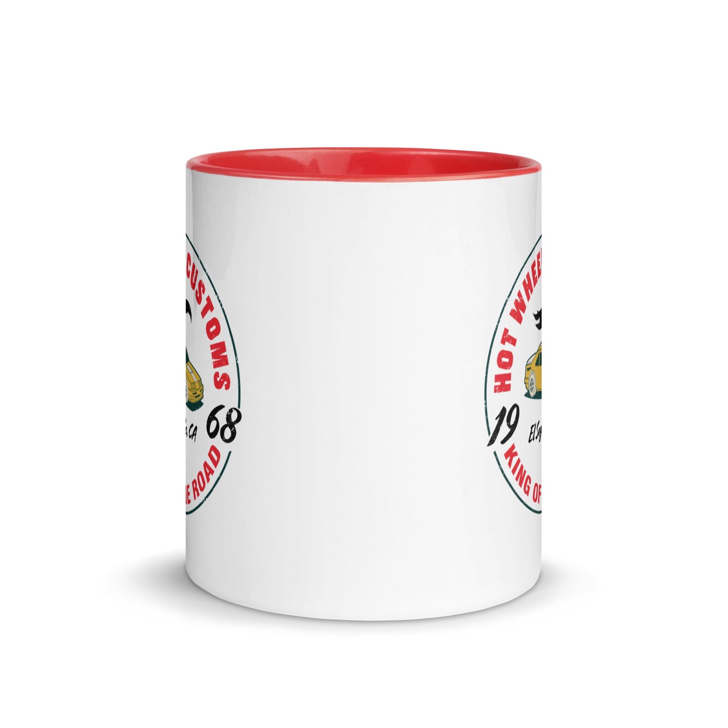 Hot Wheels King of the Road White Mug