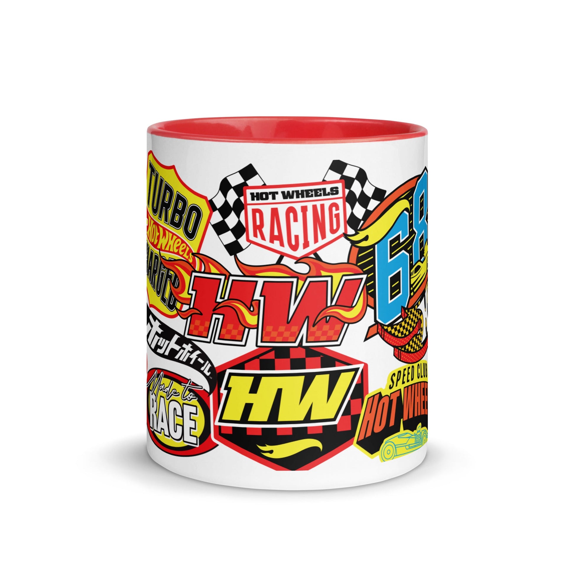 Hot Wheels in Kanji White Mug