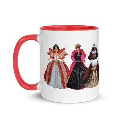 Barbie Vintage Sleigh All Day Mug - Ly Sứ Cao Cấp Phiên Bản Giáng Sinh Mattel