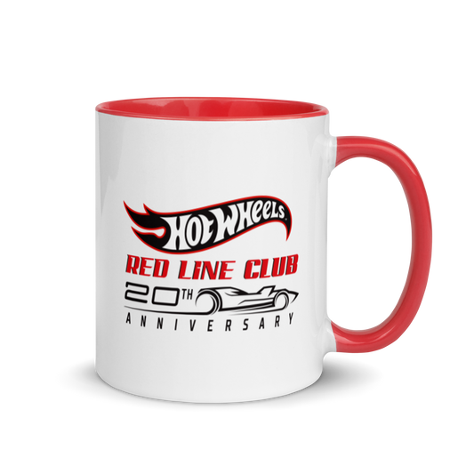 Hot Wheels® Red Line Club® 20th Anniversary Silhouette Logo Mug - Ly Sứ Kỷ Niệm 20 Năm Cao Cấp Mattel Creations