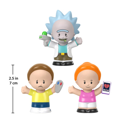 Little People Collector Rick and Morty Figure Set - Bộ Mô Hình Sưu Tập Chính Hãng Mattel