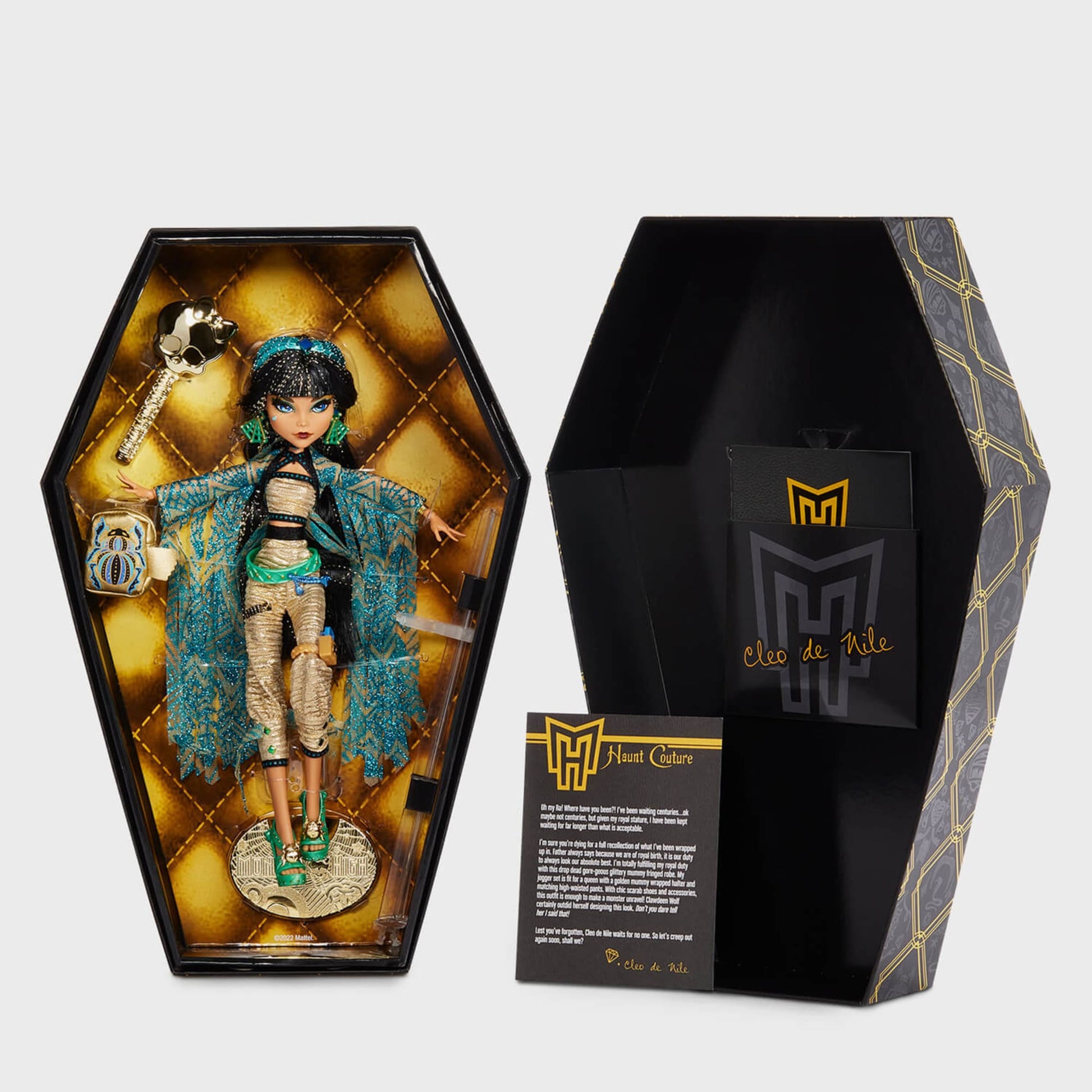 Monster High Haunt Couture Cleo de Nile Doll - Búp Bê Sưu Tầm Cao Cấp - Mattel - Hình ảnh chi tiết 2
