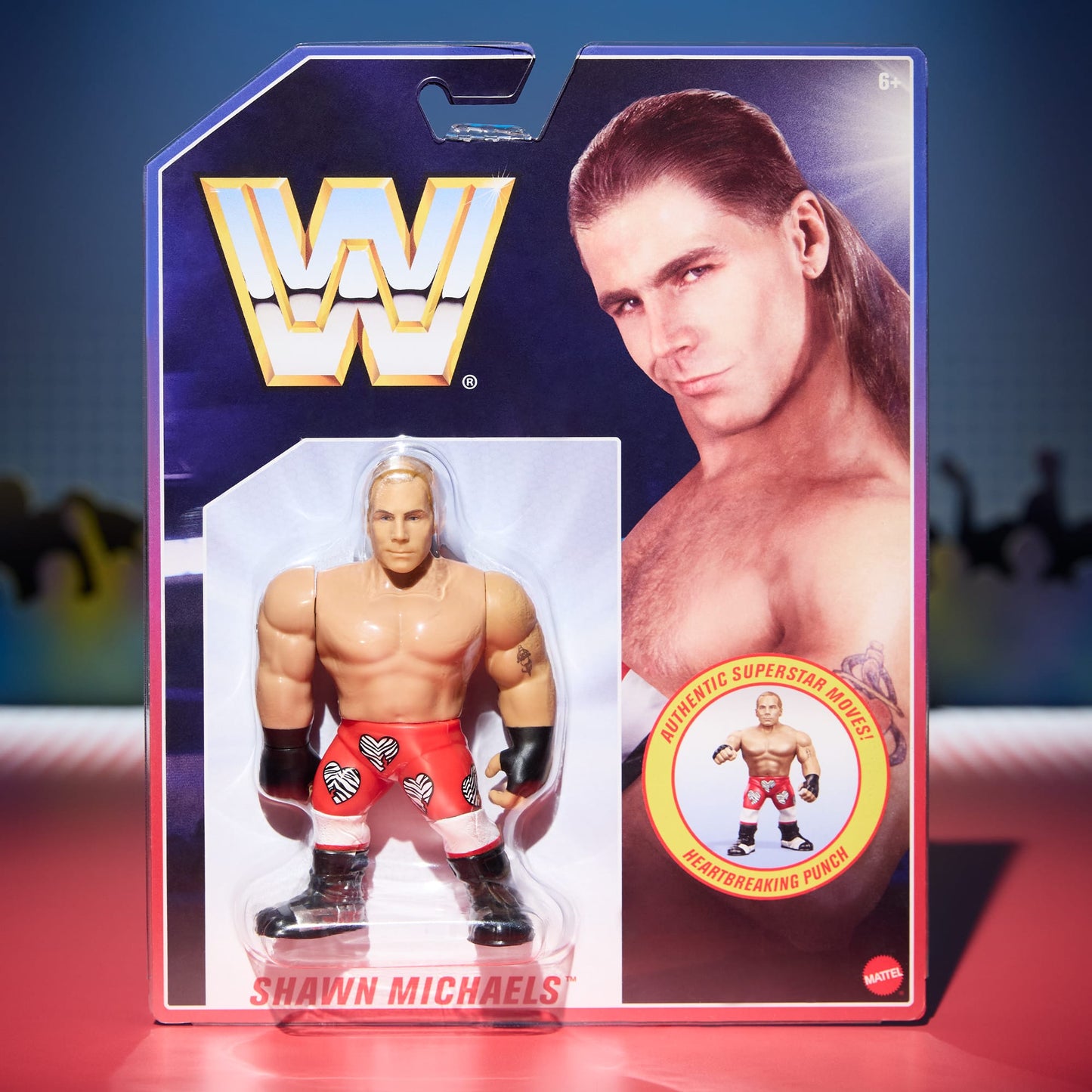 WWE Retro Action Figure 4-Pack Bundle - Bộ 4 Mô Hình Đô Vật Mỹ Retro - Mattel Creations