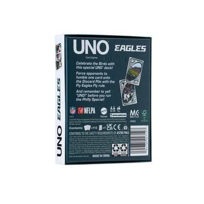 UNO Fandom NFL Philadelphia Eagles Game Deck - Bộ Bài Thẻ Bài Thể Thao - Mattel Mattel - ảnh 5 - Board Game