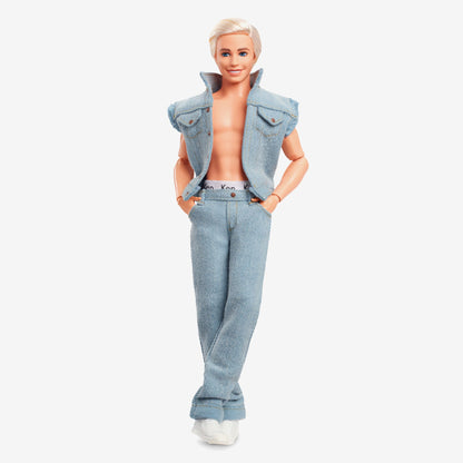Ken Doll Wearing Denim Matching Set – Barbie The Movie - Búp Bê Sưu Tập Barbie Mattel - Hình ảnh sản phẩm