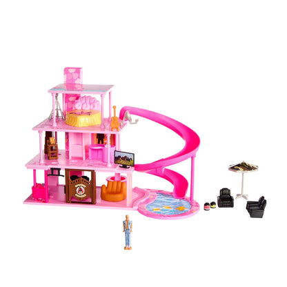 Mini BarbieLand Mojo Dojo Casa House - Mô hình Nhà Búp bê Ken Mini - Mattel Creations JCB30