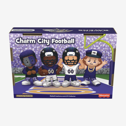 Little People Collector x NFL Baltimore Ravens Set - Bộ Mô Hình Đồ Chơi Sưu Tập NFL Mattel HNJ33 Mattel - ảnh 5 - Figure