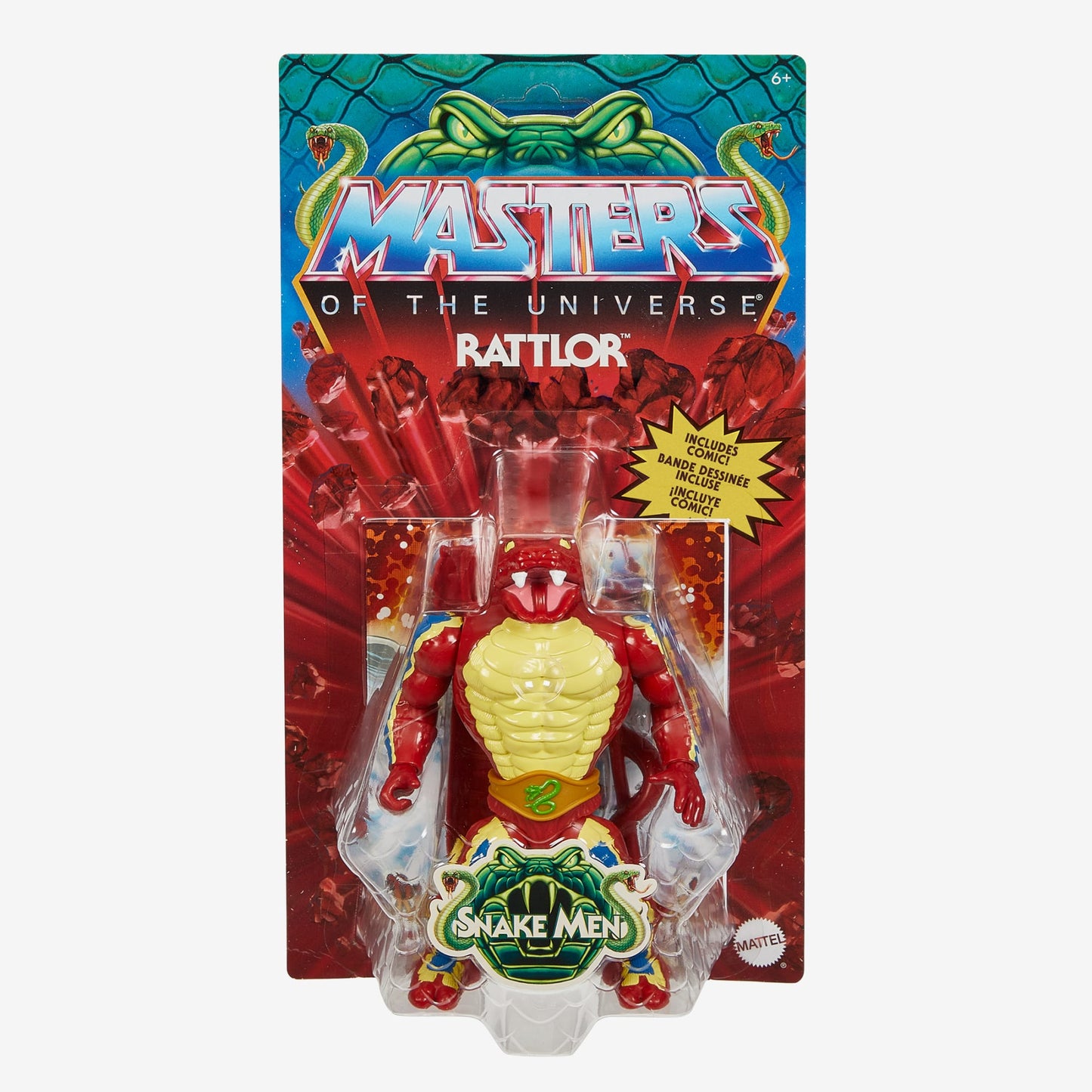 Masters of the Universe Origins Rattlor Action Figure - Mô Hình Đồ Chơi Sưu Tầm Mattel - Hình ảnh chi tiết 2
