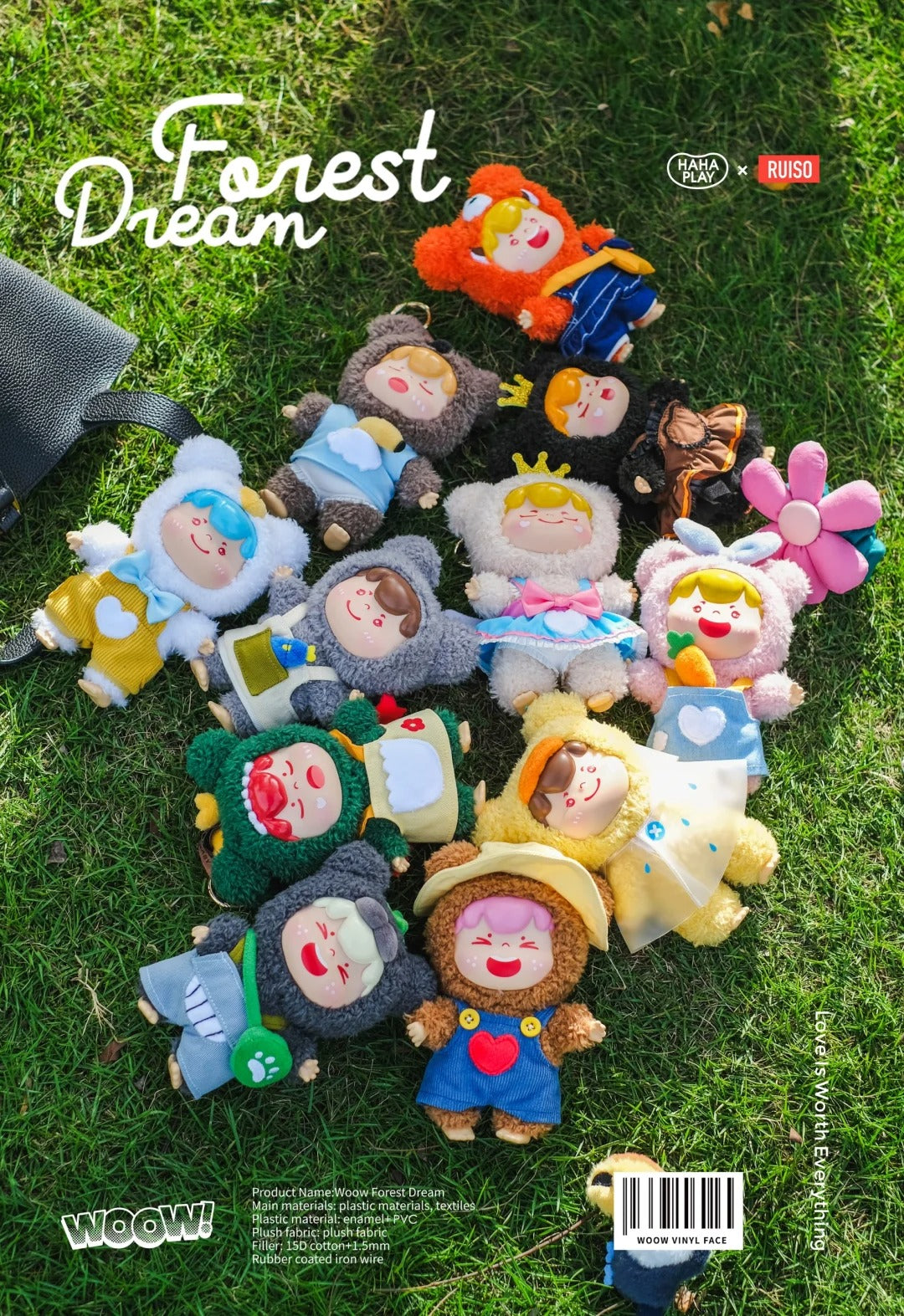 Woow Forest Dream - Blindbox Gấu Bông Plush Art Toy - HAHAPLAY