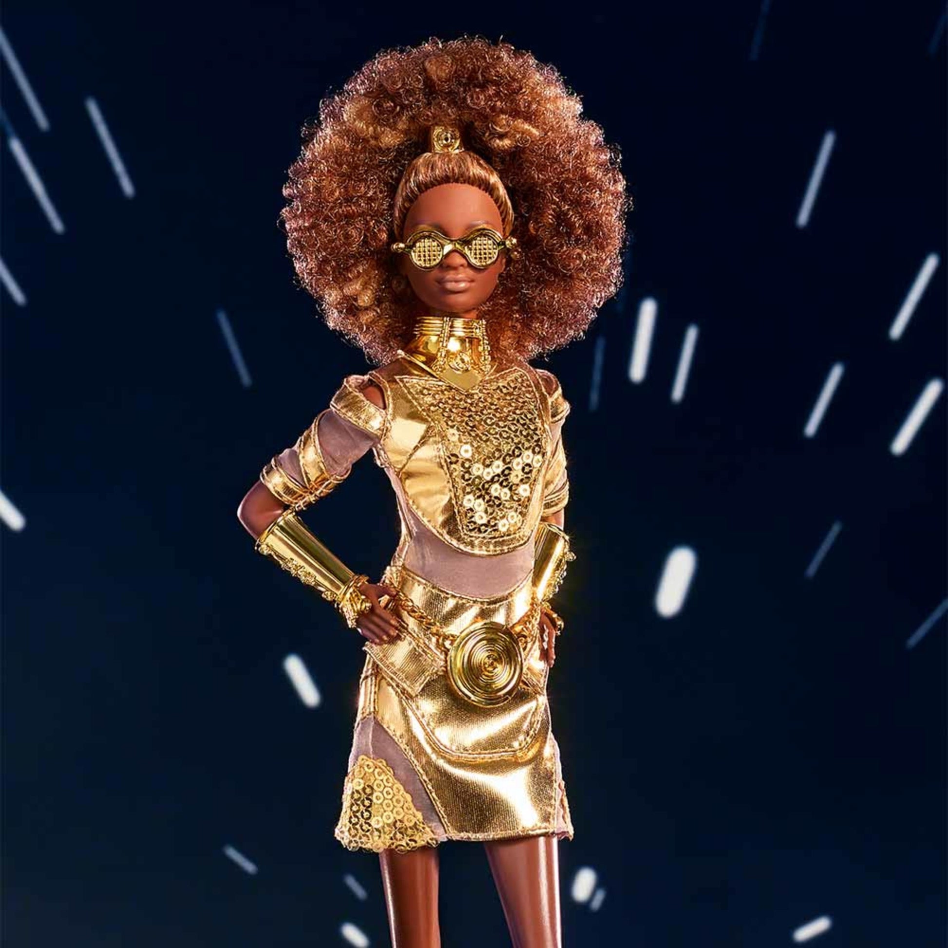 Star Wars C-3PO x Barbie Doll - Búp Bê Sưu Tầm Cao Cấp Barbie Signature - Hình ảnh chi tiết 2