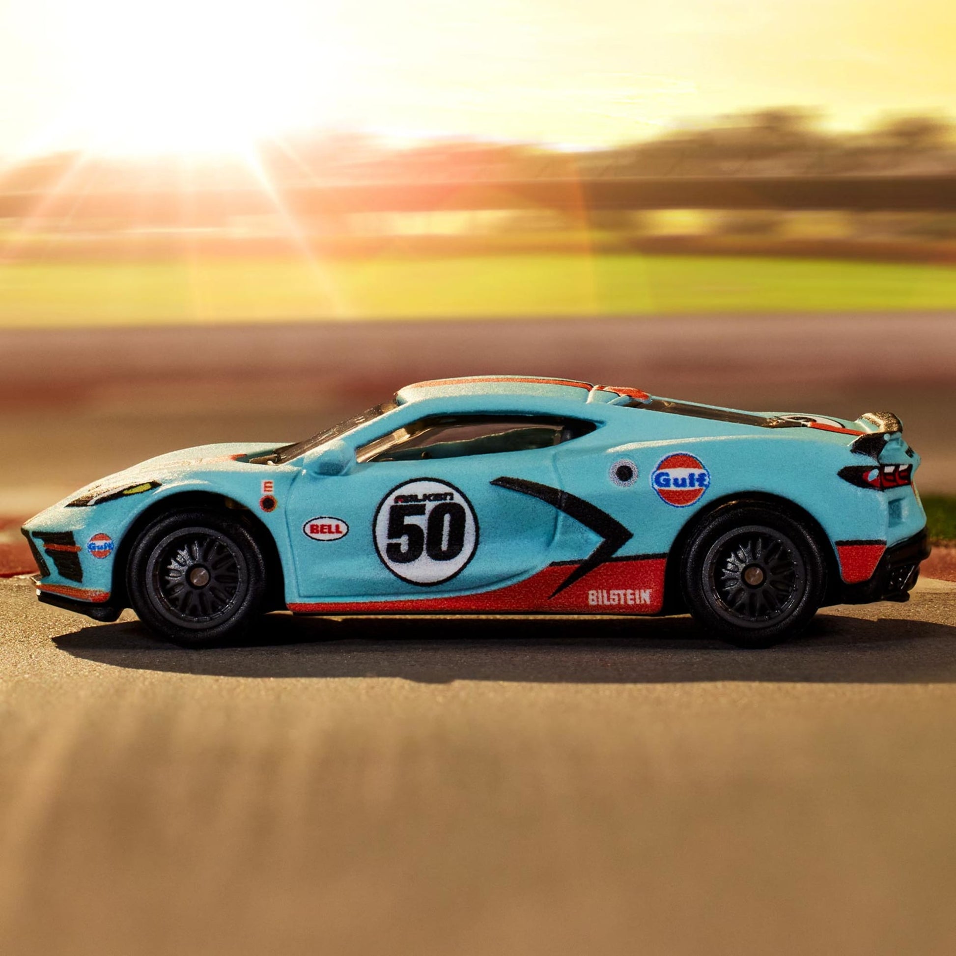 Matchbox 2020 Corvette - Mô hình xe 1:64 Gulf Racing HJW59 - Hình ảnh sản phẩm