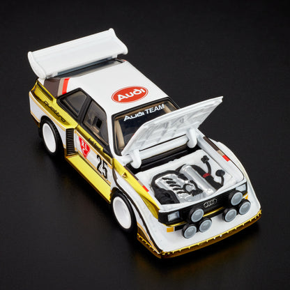 RLC Exclusive 1985 Audi Sport quattro S1 - Xe Mô Hình Rally 1:64 Hot Wheels Red Line Club
