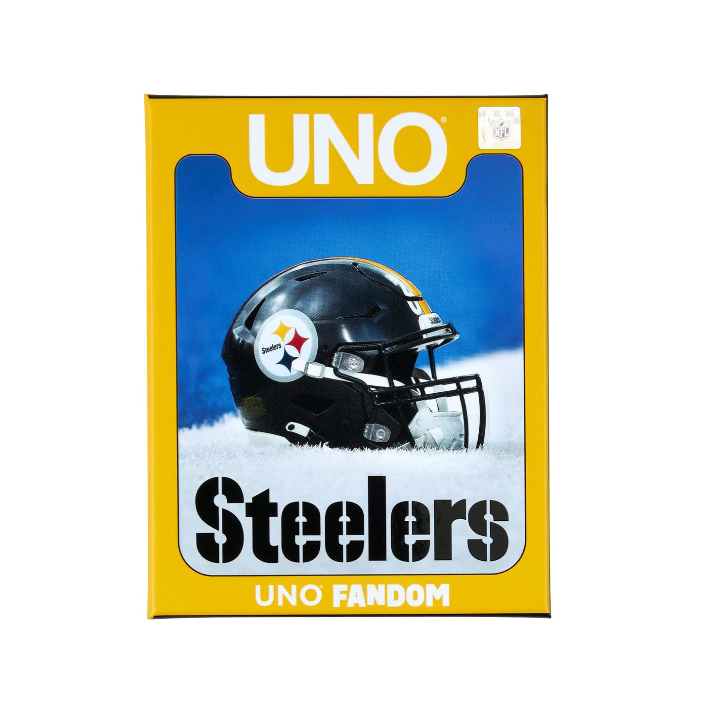 UNO Fandom NFL Pittsburgh Steelers Game Deck - Bộ Bài Thẻ Bài Thể Thao Cao Cấp Mattel HYH53 Mattel - ảnh 1 - Board Game