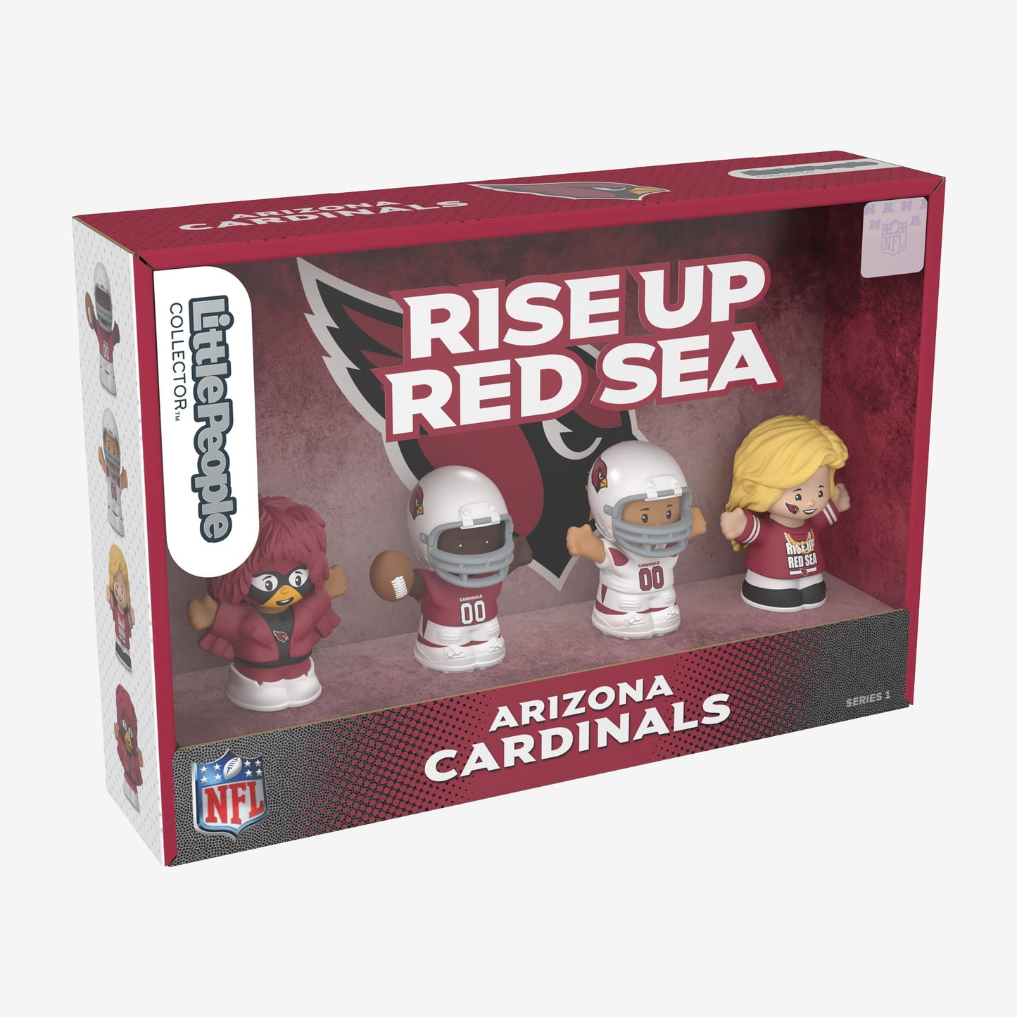 Little People Collector x NFL Arizona Cardinals Set - Bộ Mô Hình Nhân Vật Sưu Tập - Mattel